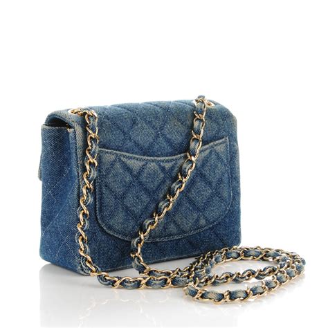 chanel denim bag 2023|Chanel denim crossbody bag.